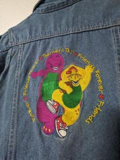 【US直輸入品】Barney ヴィンテージ 刺繍 ジャケット 4T US直輸入品】Barney ヴィンテージ 刺繍 ジャケット 4T
