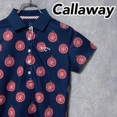 【人気デザイン】Callaway キャロウェイ 総柄 ポロシャツ ゴルフウェア