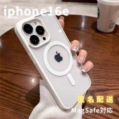 iphone16eケースマグセーフMagSafe韓国可愛い白人気