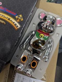 BE@RBRICK 400% 招き猫 開運 銀メッキ 発光 400％のサムネイル