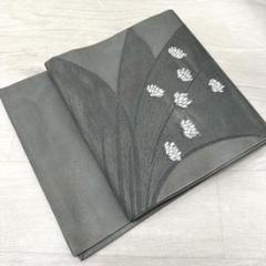 夏帯 名古屋帯 紗 刺繍の花模様 九寸 正絹 着物 RO-4456 - メルカリ