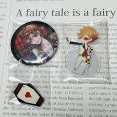 ツイステ＊エース＊ミニアクスタ＊缶バッジ＊トランプピンズ