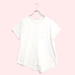 レイカズン 半袖Tシャツ M 白 綿 シンプル カジュアル インナー おでかけ
