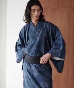 ONCILY 浴衣 メンズ Lサイズ 帯付き