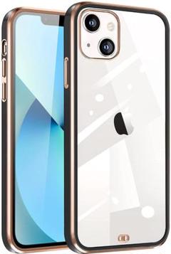 スマホケースiPhone13proケース 透明 薄型 クリアケース 紫