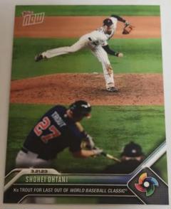 Topps now WBC 2023 決勝 大谷翔平 トラウト 対戦カードのサムネイル