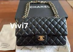 CHANE❣️入手困難マトラッセラムスキンショルダーバッグ 黒ページ3のサムネイル