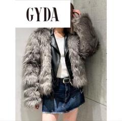 限定値下げ!!【美品】GYDA グレー ファーコート ショート丈 限定値下げ!!【美品】GYDA グレー ファーコート ショート丈
