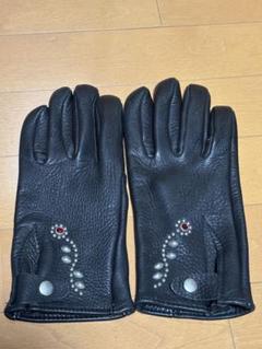 ほぼ新品！Schott ショット×HTC スタッズ グローブTANカラーL