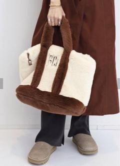 バッグ GOOD GRIEF! GCA EMB. FAUX FUR TOTE BAG GOOD GRIEF!/グッド グリーフ】 GCA EMB.FAUX FUR PINT TOTE