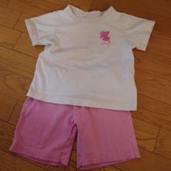 鬼滅の刃　キッズパジャマ Tシャツとショートパンツセット　100