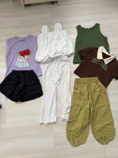お得な女の子夏の7点セット　サイズ130