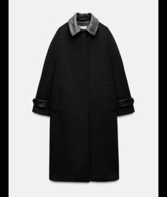 ZARA MANTECOウール 混紡コート 中古・古着通販】ZARA (ザラ) MANTECOウールコート ブラウン