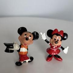 レトロ】ディズニー ミッキー ミニー フィギュア 2体セット 1990