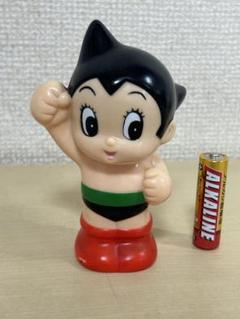 レトロ　鉄腕アトム ユニバーサル証券 ソフビ　貯金箱