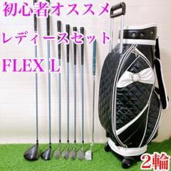 WEB限定カラー レディースセット】初心者オススメ 入門 2輪 キャディバック クラブ