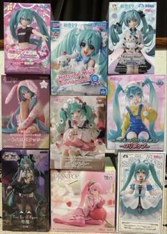 初音ミク　フィギュア　9体セット　初音ミク＆シナモロール 初音ミク×シナモロールのコラボ新ビジュアルが圧倒的華麗さで