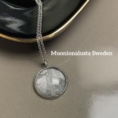 鉄質限石・メテオライト・スウェーデン産 SIVER925ピアス