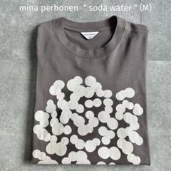 ミナペルホネン半袖カットソーTシャツ Soda water ホワイト mina perhonen //ミナペルホネン *soda water 半袖カットソー*M