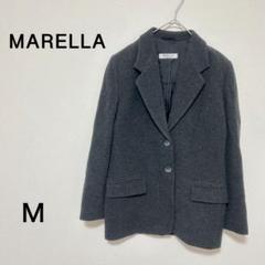 【希少・良品】MARELLA マレーラ　カシミヤ混　ミドルコート　イタリア製 希少・良品】MARELLA マレーラ カシミヤ混 ミドルコート イタリア製