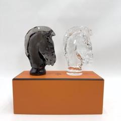 エルメス 超美品 サマルカンド ホワイトレザー ホースヘッドの