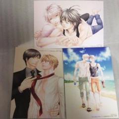 Γ 左京亜也『クロネコ彼氏シリーズ』 直筆サイン入り 版画 左京亜也『クロネコ彼氏シリーズ』 直筆サイン入り 版画 【BL