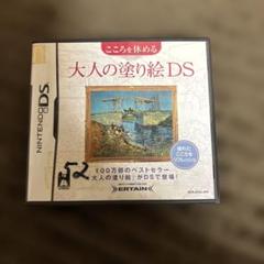 大人の塗り絵DS ソフト　Nintendo 任天堂　DS 塗り絵