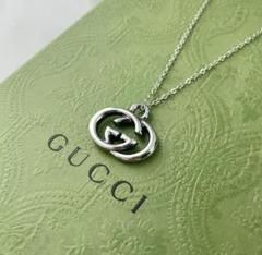 ⭐︎未使用品 GUCCI GGロゴ チャームネックレス【確実正規品