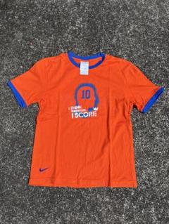 00s Nike オレンジ Tシャツ サッカー