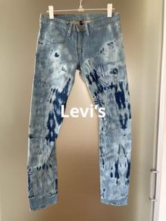 新品未使用　リーバイス　ホワイトデニム タイダイ柄 Levi's リーバイス ワイドパンツ ワイドデニム ホワイトデニム
