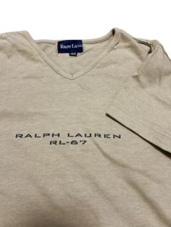 Ralph Lauren vネックベージュ Tシャツ 160