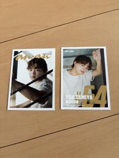 即日完売！ エスコン限定 額入りデザインフォト2枚組 田宮裕涼 #64 美品 日本ハムファイターズYua Tamiya Other、ファイターズOther