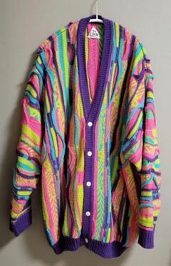 COOGI カラフルカーディガン Mサイズ Made in Australia 