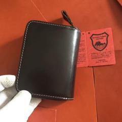 u*a様 限定 栃木レザー 黒　　高級感あり牛ヌメ革 本革 コンパクト ハンドメ u*a様 限定 栃木レザー 黒高級感あり牛ヌメ革 本革 コンパクト