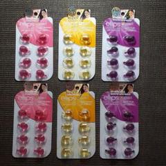 新品未使用　エリップス　ヘアーオイル　ピンク　イエロー　パープル　8x2x3個のサムネイル
