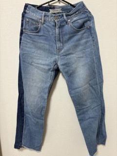 ANTGAUGE ツートンカラー デニムパンツ ストレートレッグ