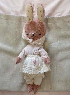 yofugetu作家 羊毛フェルト テディベア ハンドメンド ぬいぐるみ うさぎ yofugetu作家 羊毛フェルト テディベア ハンドメンド ぬいぐるみ