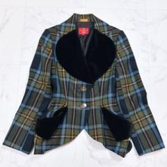 ほぼ未使用 ヴィヴィアンウエストウッド ラブジャケット ベロア