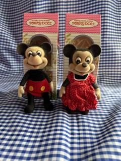 ヤングエポック ミッキー ぬいぐるみ ソフビフィギュア ウエスタン カウボーイ 東京ディズニーランド ヤングエポック社 ミッキーマウス