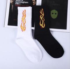 靴下 ソックス【4足セット1500円】韓国靴下 ファッション ファイヤー