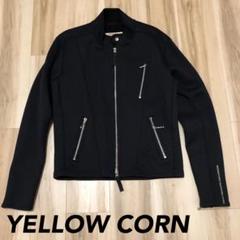 美品 YELLOW CORN&JAQUE イエローコーン ライダースジャケット