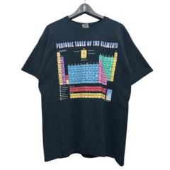 古着 00s 元素記号周期表 ビンテージ アート ブラック Tシャツ 460 古着 00s 元素記号周期表 ビンテージ アート ブラック Tシャツ