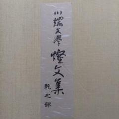 川端文学燦文集　　金子鷗亭　2冊 川端文学燦文集 金子鷗亭 2冊 - メルカリ