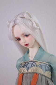 AS39 BJD 1/3 人形 ドール 用ウィッグ カツラ 耐熱 ハンドメイド