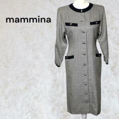 マンミーナ　mammina チェック柄 ワンピース サイズ7 、S〜M シミあり