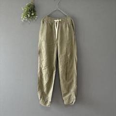 ベルシュカ［S］薄手やわらか　ウエストゴム　コットン混　イージーパンツ　チノパン