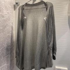 無印良品UVカット　フレンチリネン　ボレロ　生成り
