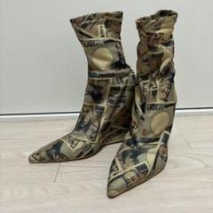 売り切り！完売品 YELLO SCI-FI ショートブーツ シルバー