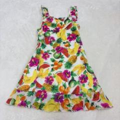D&G JUNIOR フルーツ柄 ノースリーブワンピース