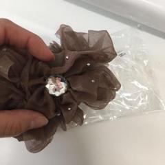 豪華 シュシュ ビジュー 新品